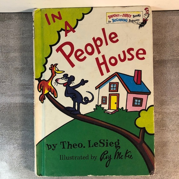 Other - Vintage 1972 In a People House By Seuss Book